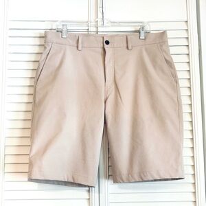 KJUS Tan Khaki Flat Front Golf Shorts Size 52 Large